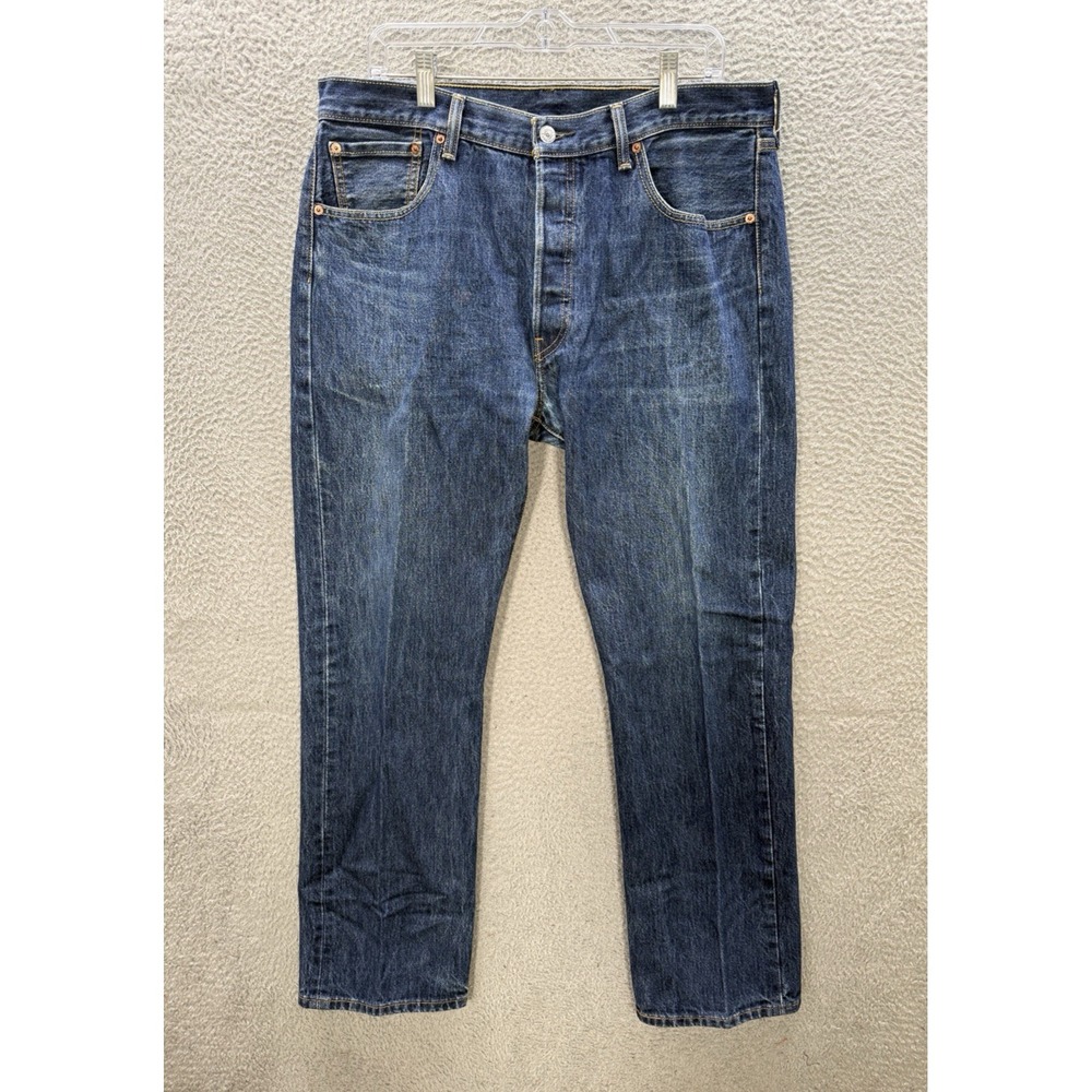 Levis 501 XX Jeans Mens 36x32 Blue Original Fit Button Fly Grunge Skater Y2K